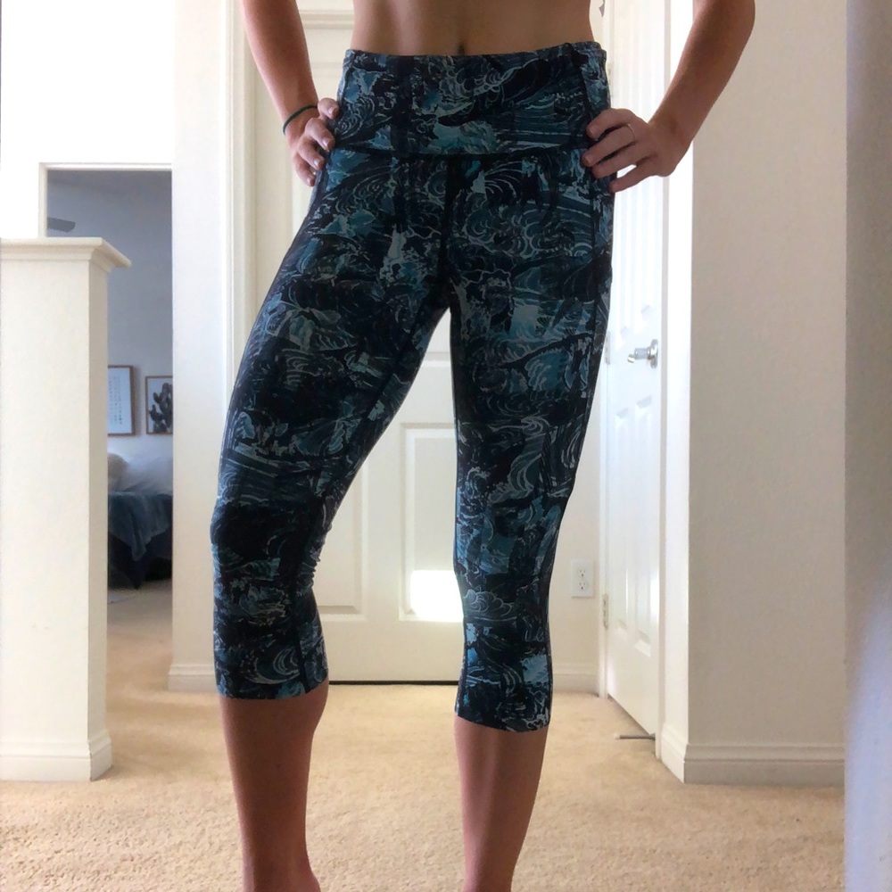 Lululemon Fast and Free High Rise Crop Leggings